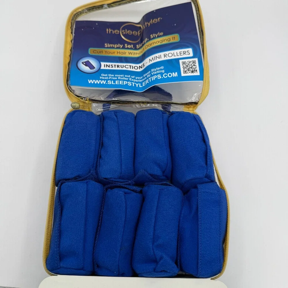 As Seen On TV The Sleep Styler 3 inch Hair Curling Rollers - Blue (12 Piece)